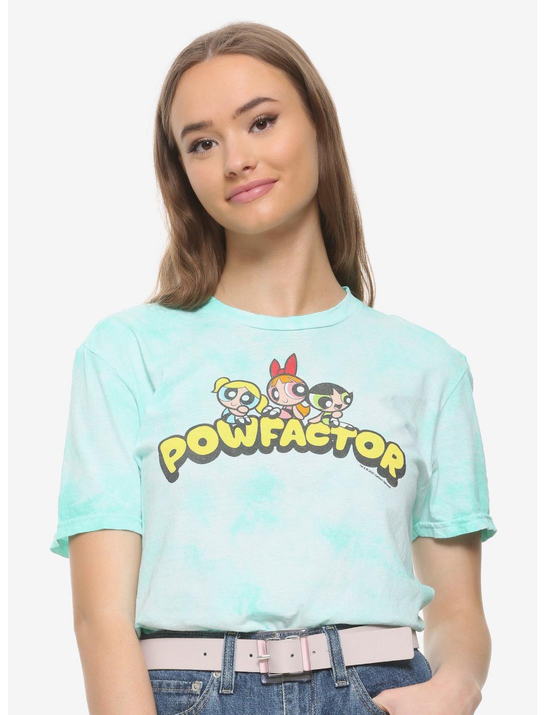 The Powerpuff Girls Powfactor Tie-Dye Women's T-Shirt, MULTI, hi-res
