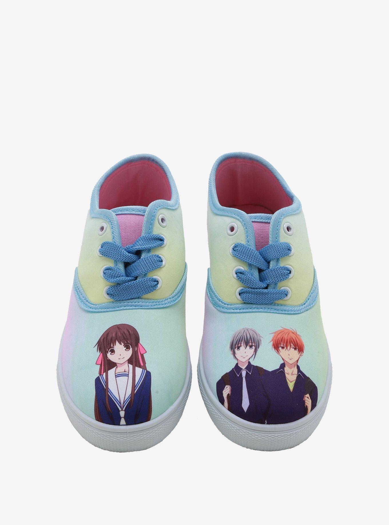 Fruits Basket Tohru Yuki & Kyo Lace-Up Sneakers, MULTI, hi-res