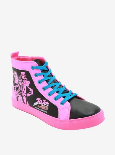 シューズ JOJOshop JoJo's Bizarre Adventure Josuke & Jotaro Hi-Top Sneakers