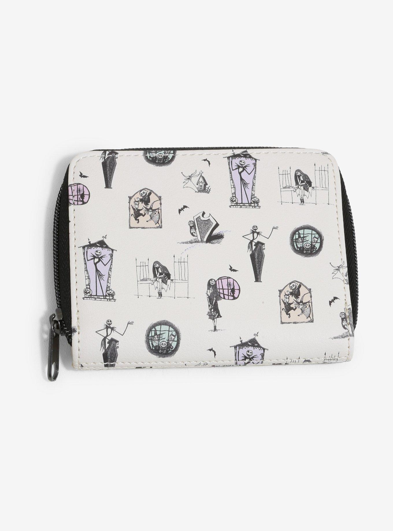 The Nightmare Before Christmas Pastel Characters Mini Zip Wallet, , hi-res