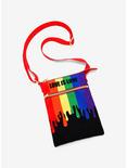 Love Is Love Rainbow Paint Passport Crossbody Bag, , hi-res