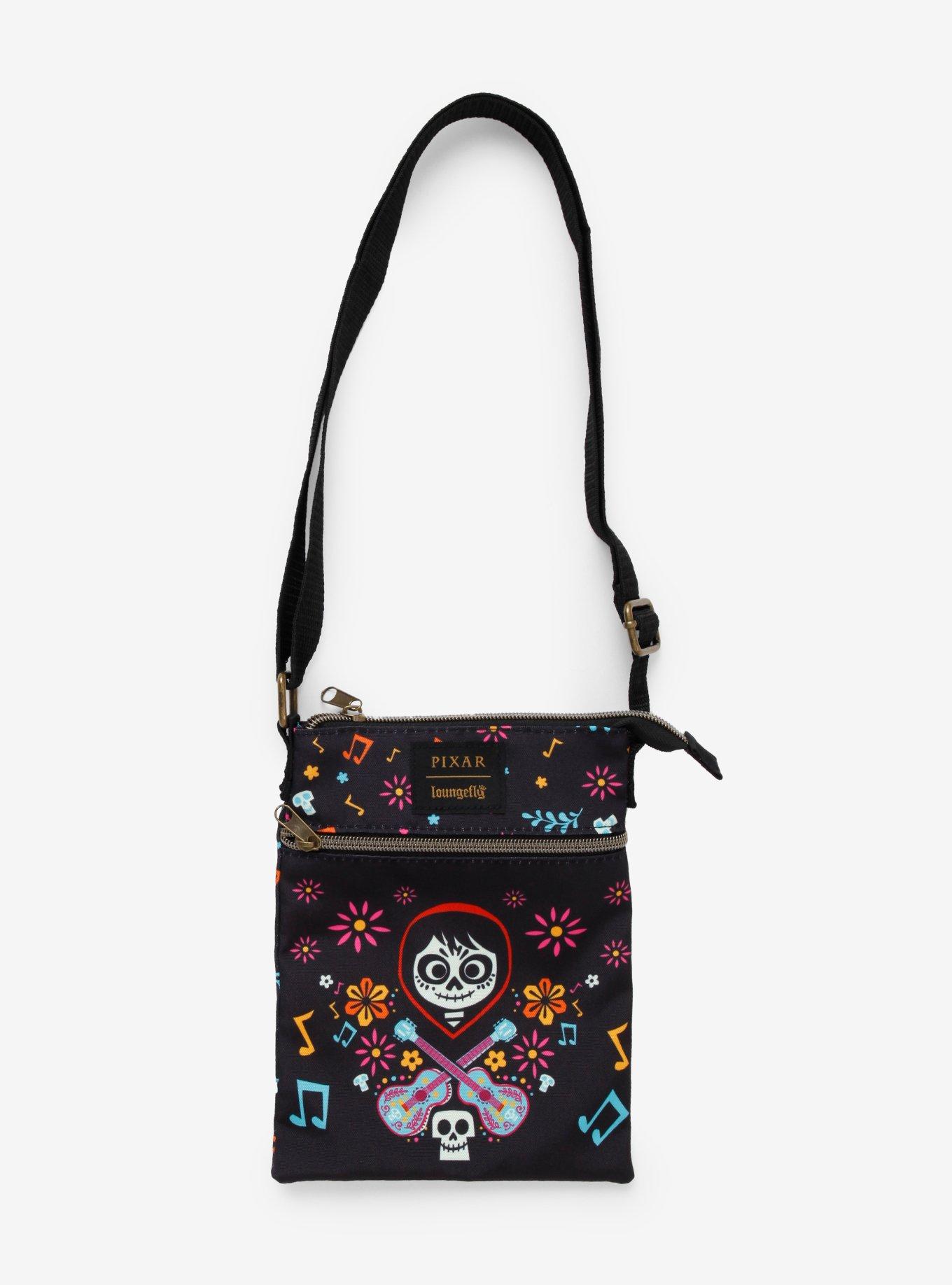 Loungefly Disney Pixar Coco Music Passport Crossbody Bag