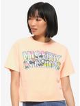 Disney Mickey Mouse & Friends Vacation Girls Crop T-Shirt, MULTI, hi-res