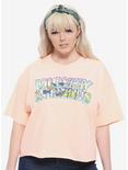 Disney Mickey Mouse & Friends Vacation Washed Girls Crop T-Shirt Plus Size, MULTI, hi-res