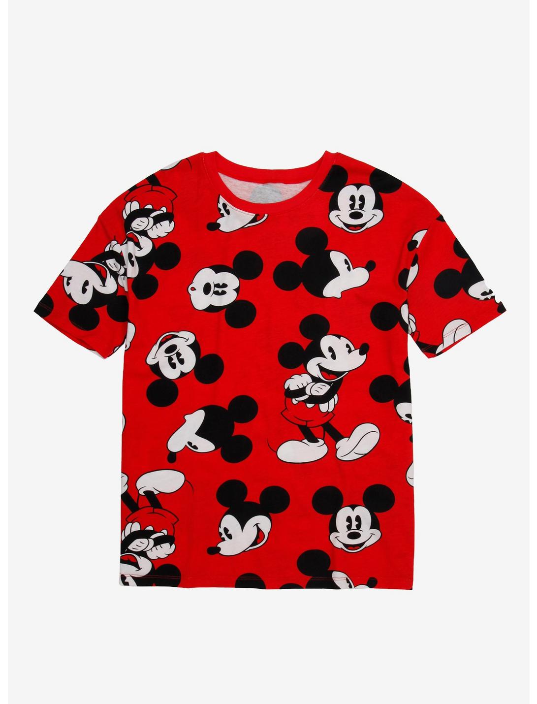 Disney Mickey Mouse Red Girls T-Shirt Plus Size, MULTI, hi-res