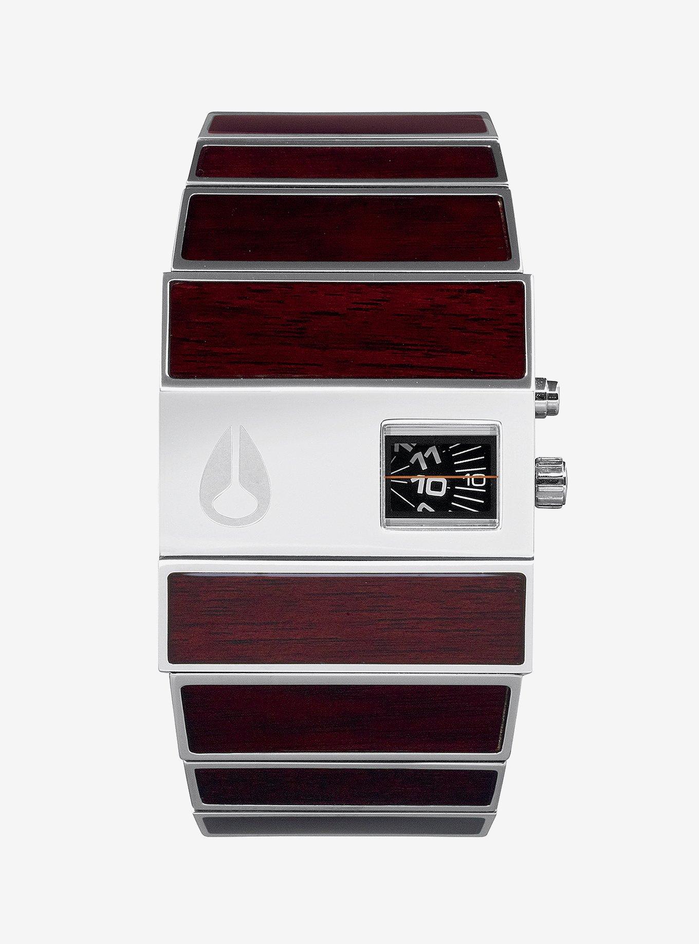 Nixon Rotolog Dark Wood Watch | Hot Topic