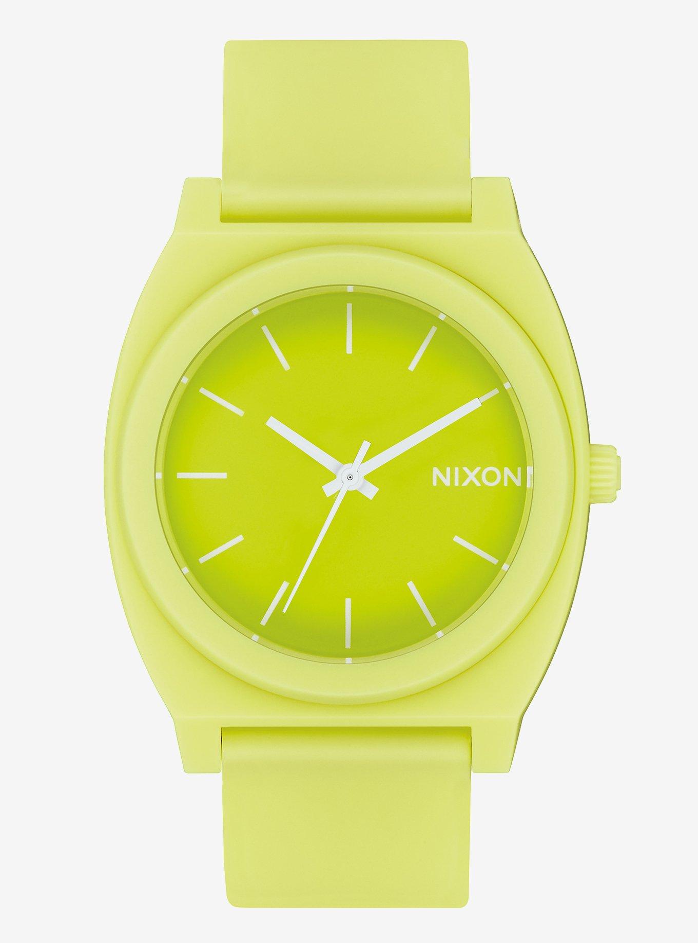 Nixon Time Teller P Matte Citron Watch, , hi-res