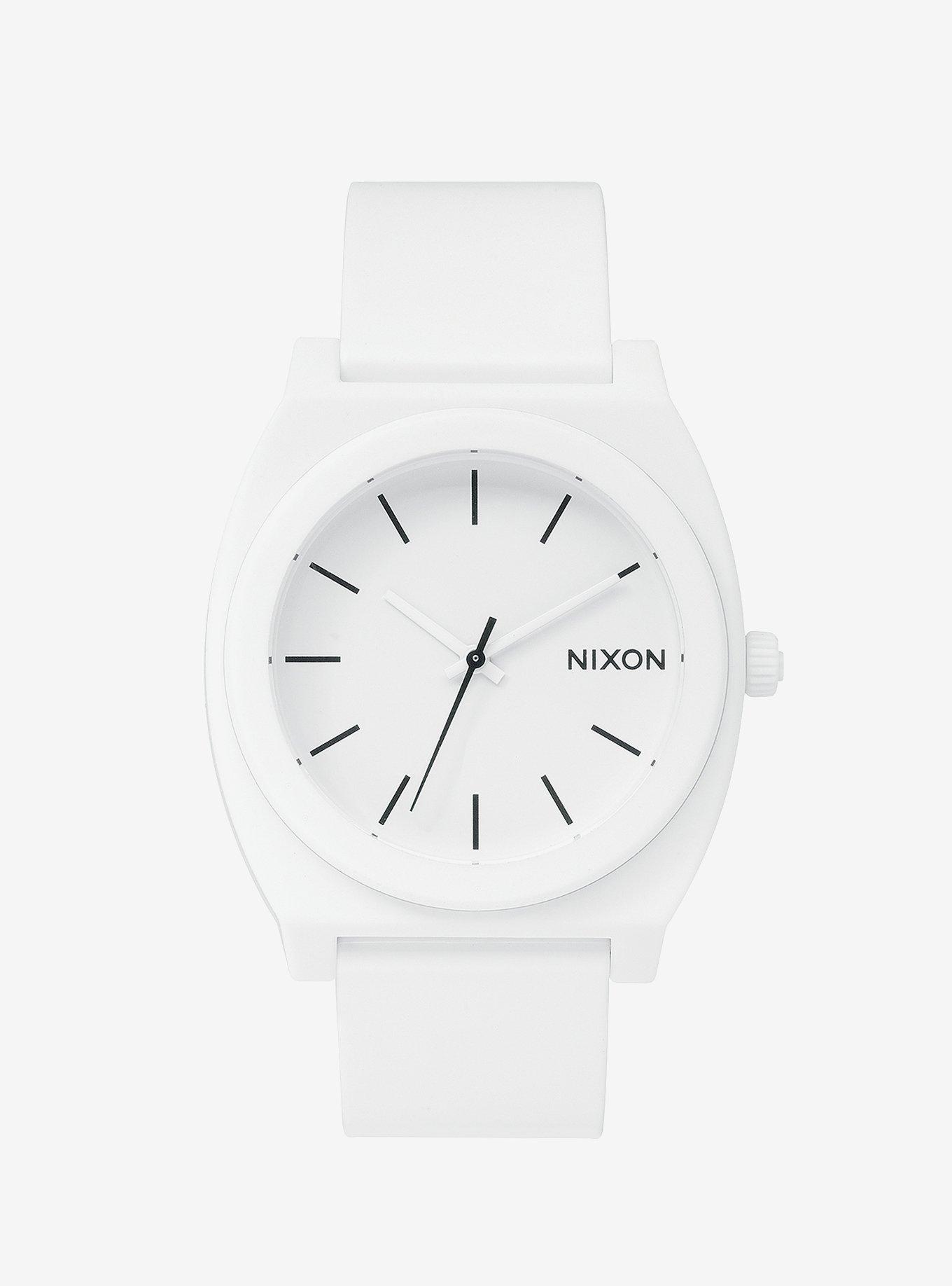 Nixon Time Teller P Matte White Watch | Hot Topic