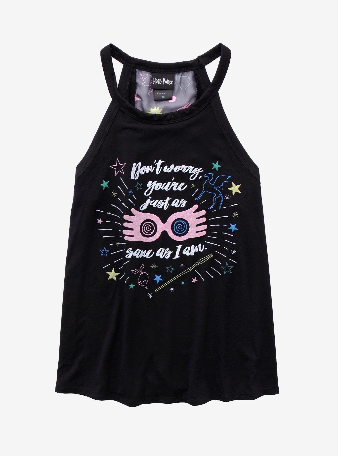 Harry Potter Luna Lovegood Chiffon Back Tank Top, MULTI, hi-res