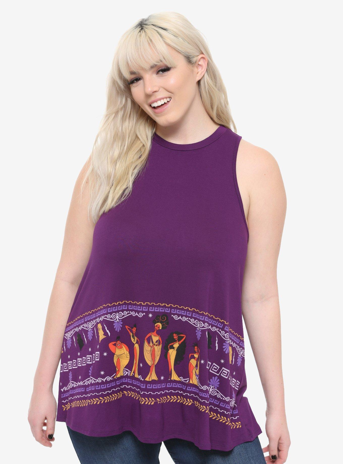 Disney Hercules Muses High Neck Tank Top Plus Size, MULTI, hi-res