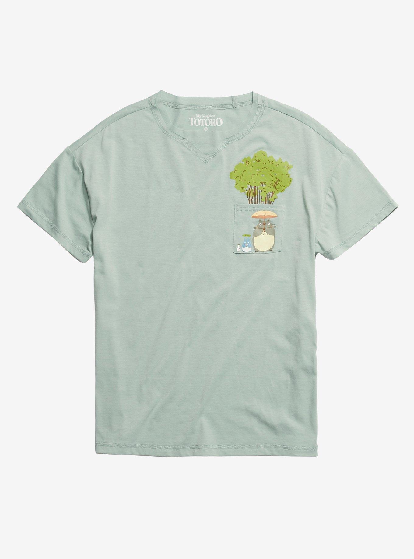 Her Universe Studio Ghibli Earth Day Collection My Neighbor Totoro Tree Pocket Girls T-Shirt, MULTI, hi-res