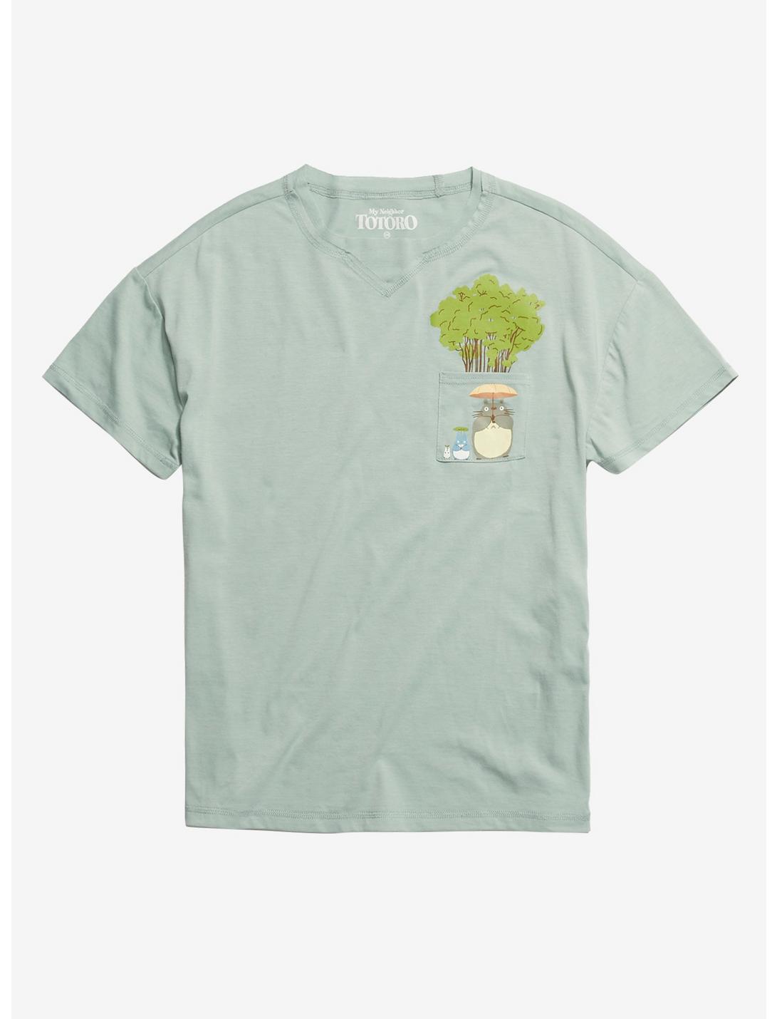Her Universe Studio Ghibli Earth Day Collection My Neighbor Totoro Tree Pocket Girls T-Shirt Plus Size, MULTI, hi-res