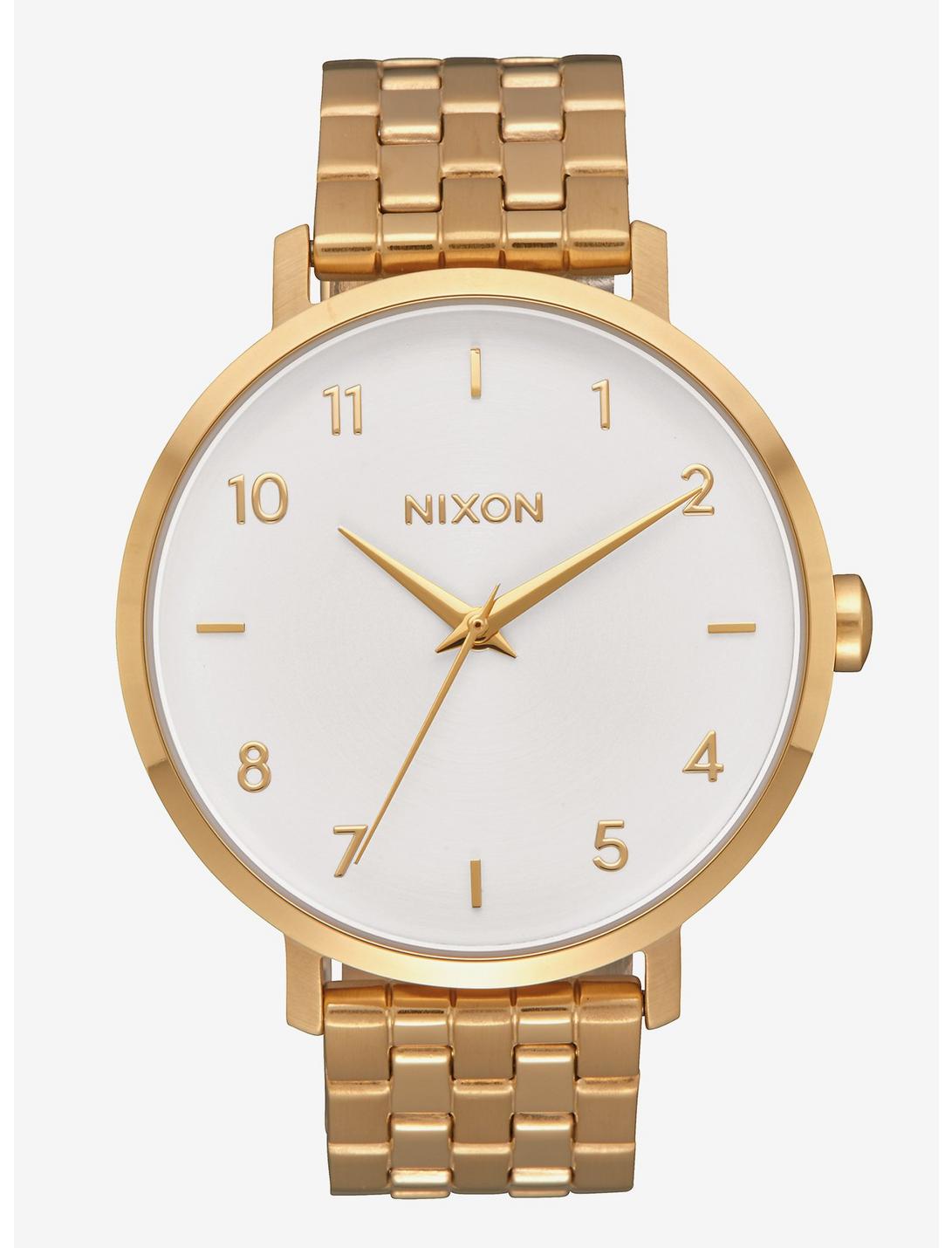 Nixon Arrow All Gold White Watch, , hi-res