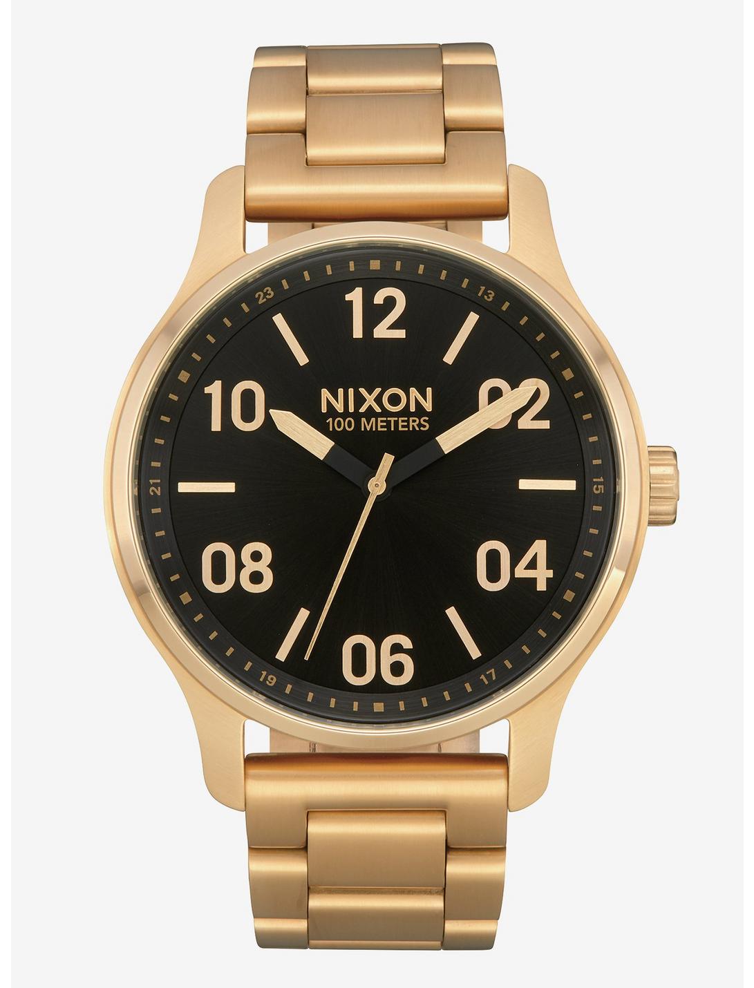 Nixon Patrol Gold Black Watch, , hi-res