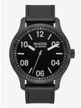 Nixon Patrol Leather Black Silver Black Watch, , hi-res
