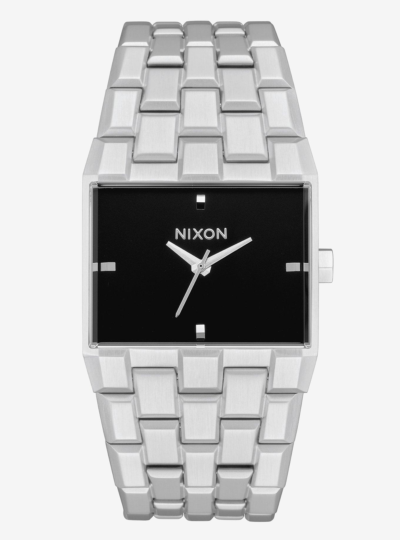 Nixon Ticket Silver Black Watch, , hi-res