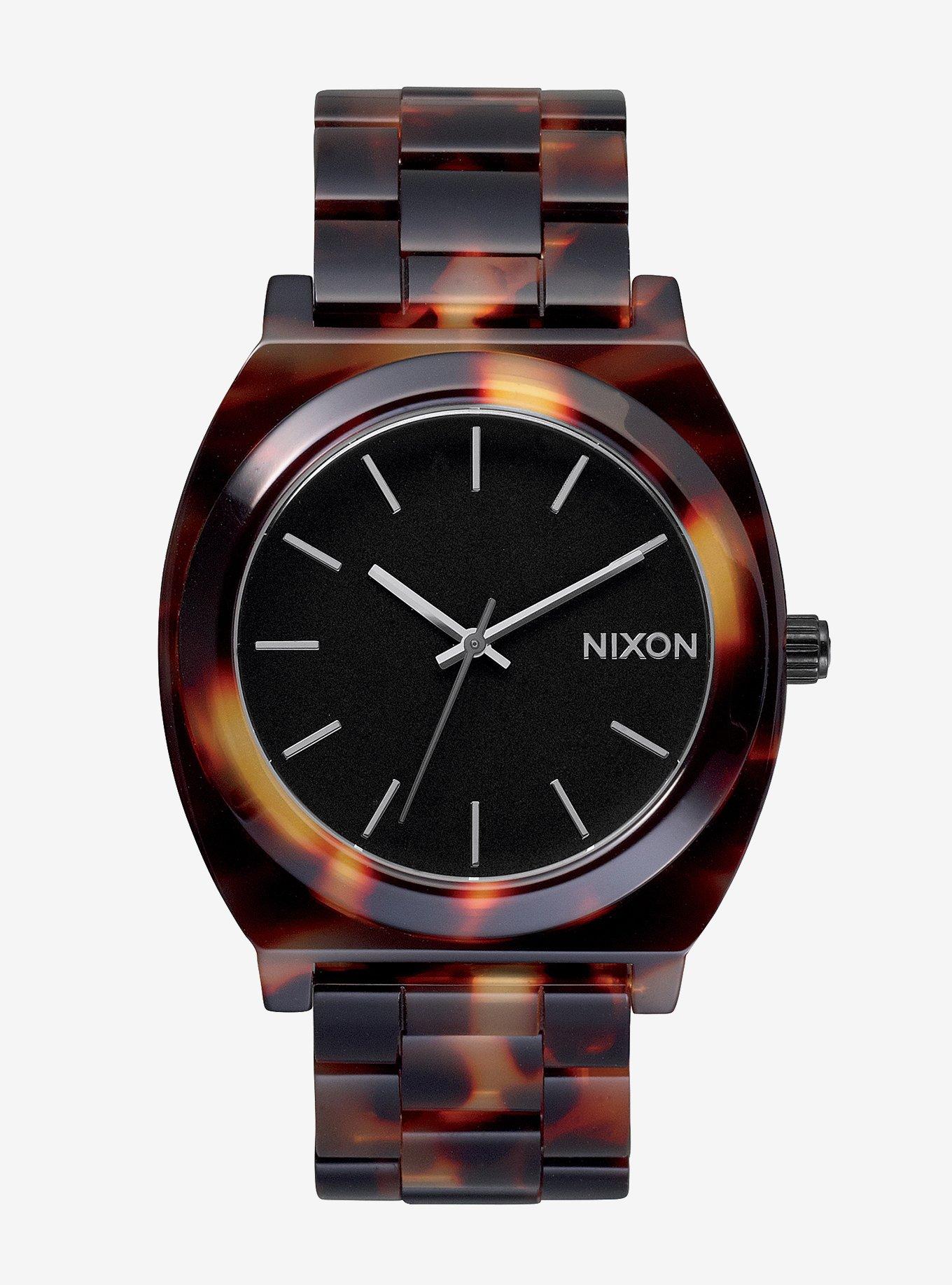 Nixon Time Teller Acetate Tortoise Watch, , hi-res