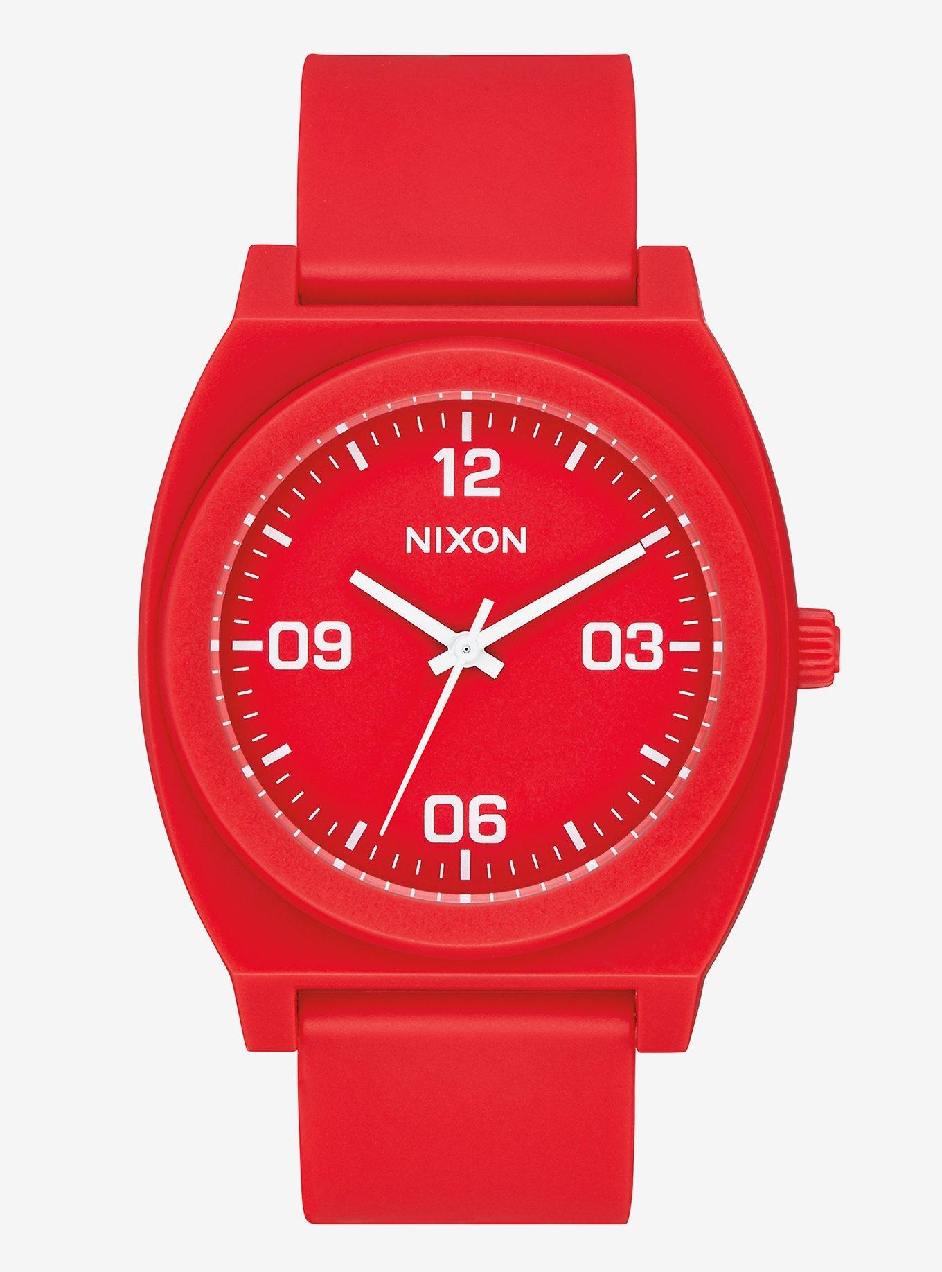 Nixon Time Teller P Corp Matte Red White Watch, , hi-res