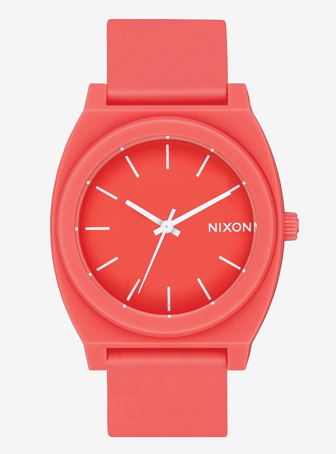 Nixon Time Teller P Matte Coral Watch, , hi-res