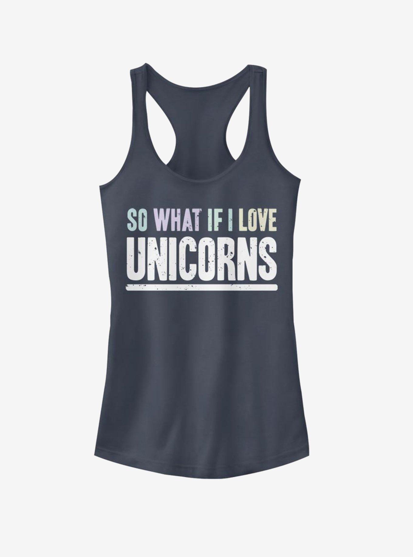 What Unicorn Love Girls Tank, INDIGO, hi-res view 1