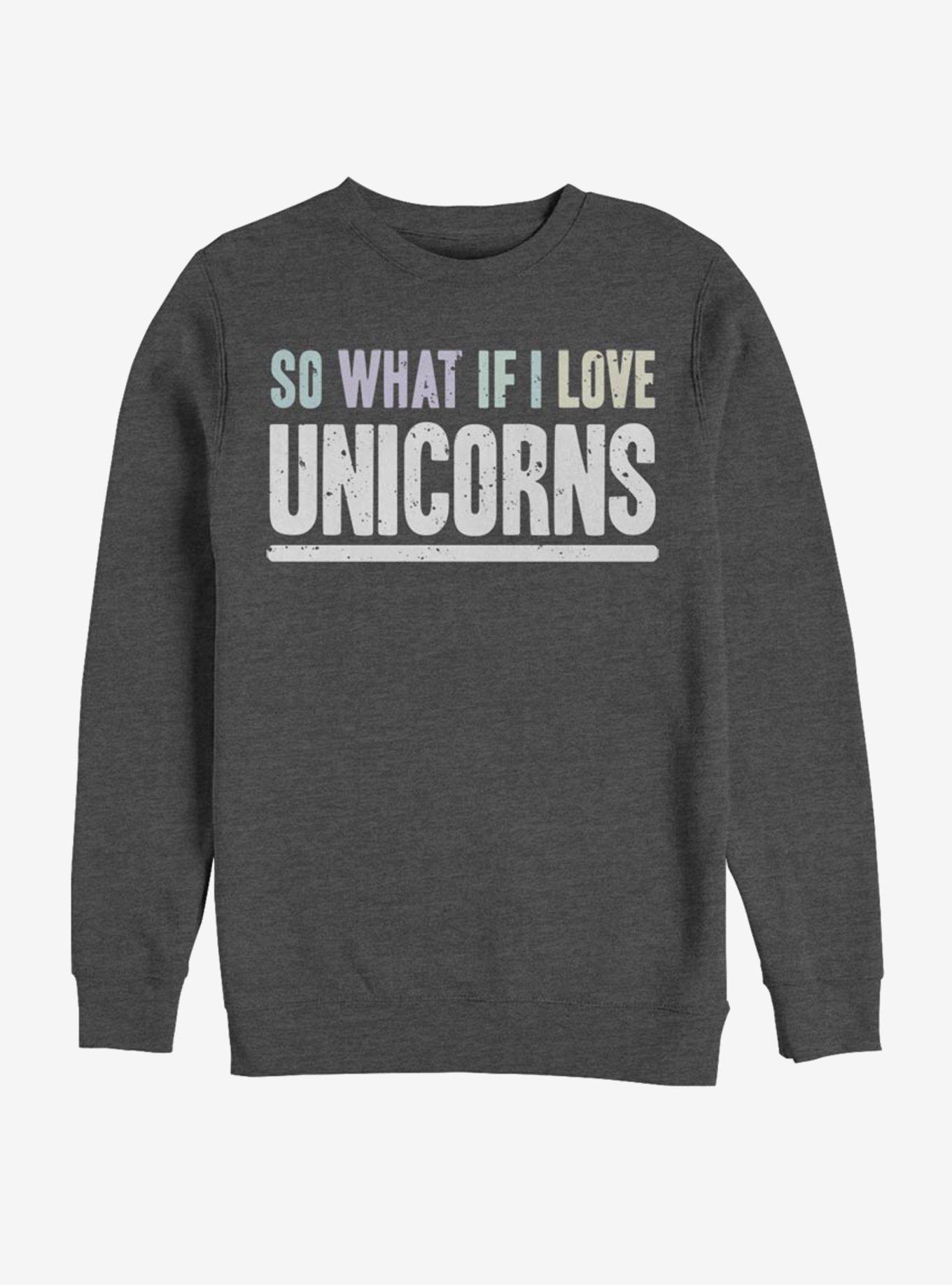 What Unicorn Love Sweatshirt, , hi-res