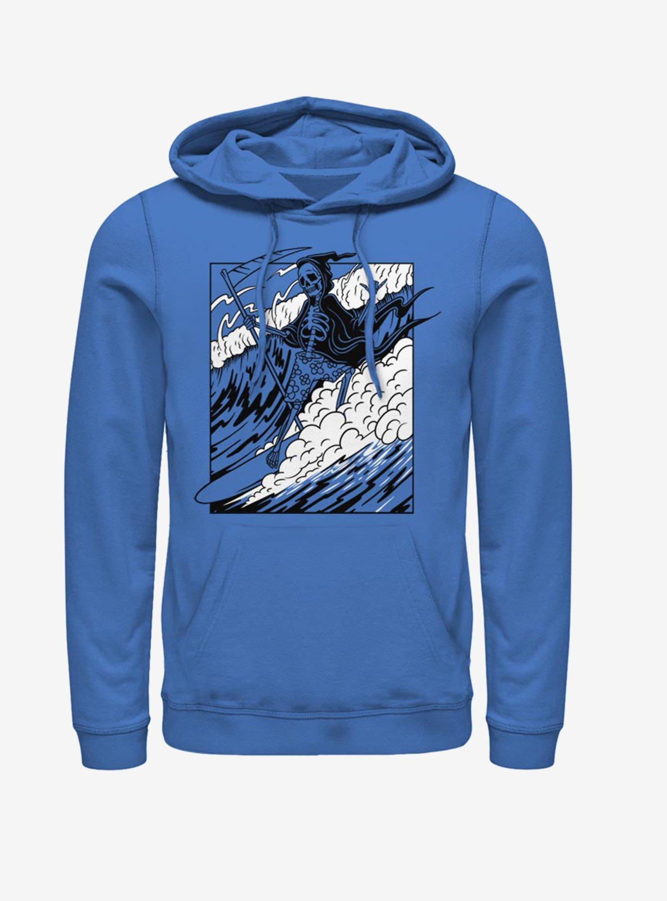 Grim Reaper Surfing Hoodie, ROYAL, hi-res