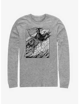 Grim Reaper Surfing Long-Sleeve T-Shirt, , hi-res
