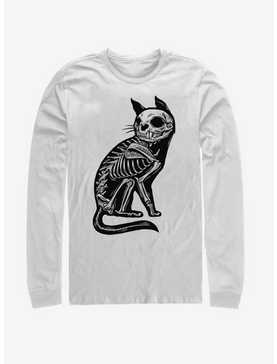 Cat X-Ray Skeleton Long-Sleeve T-Shirt, , hi-res