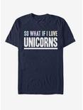 What Unicorn Love T-Shirt, NAVY, hi-res
