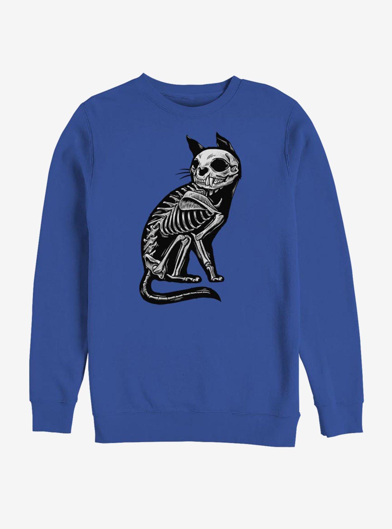 Cat X-Ray Skeleton Sweatshirt, , hi-res
