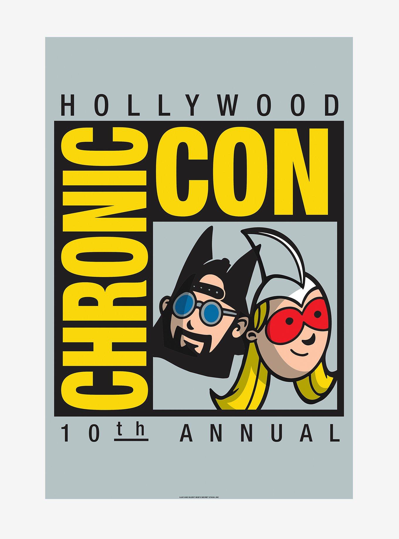 Jay And Silent Bob Reboot Chronic Con Poster, WHITE, hi-res