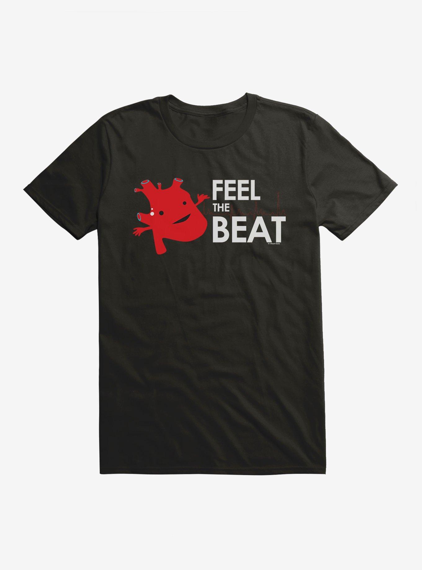 HT Creators: I Heart Guts Feel The Beat T-Shirt, , hi-res