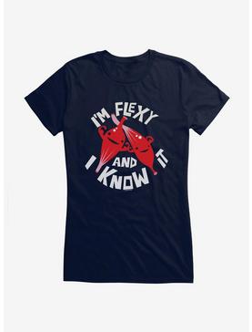 HT Creators: I Heart Guts I'm Flexy And I Know It Girls T-Shirt, , hi-res