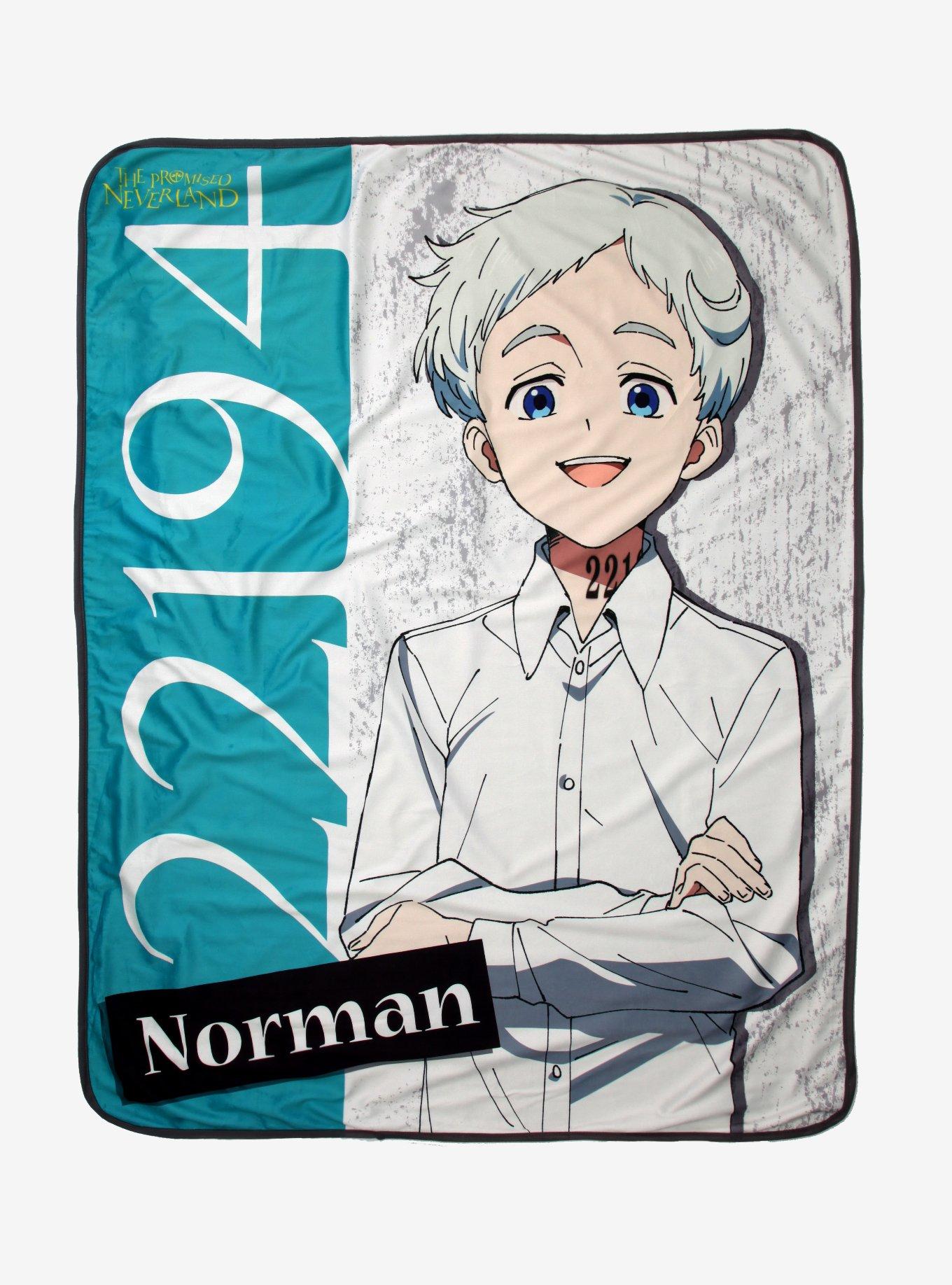 Norman The Promised Neverland Throw Blanket