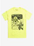 Electrokinesis For Beginners Neon Yellow T-Shirt By Steven Rhodes Hot Topic Exclusive, SAFETY GREEN, hi-res