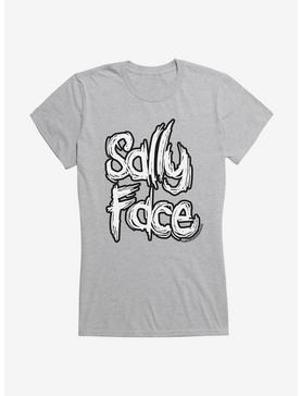 Sally Face Bold Title Script Girls T-Shirt, HEATHER, hi-res