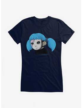 Sally Face Character Girls T-Shirt, NAVY, hi-res