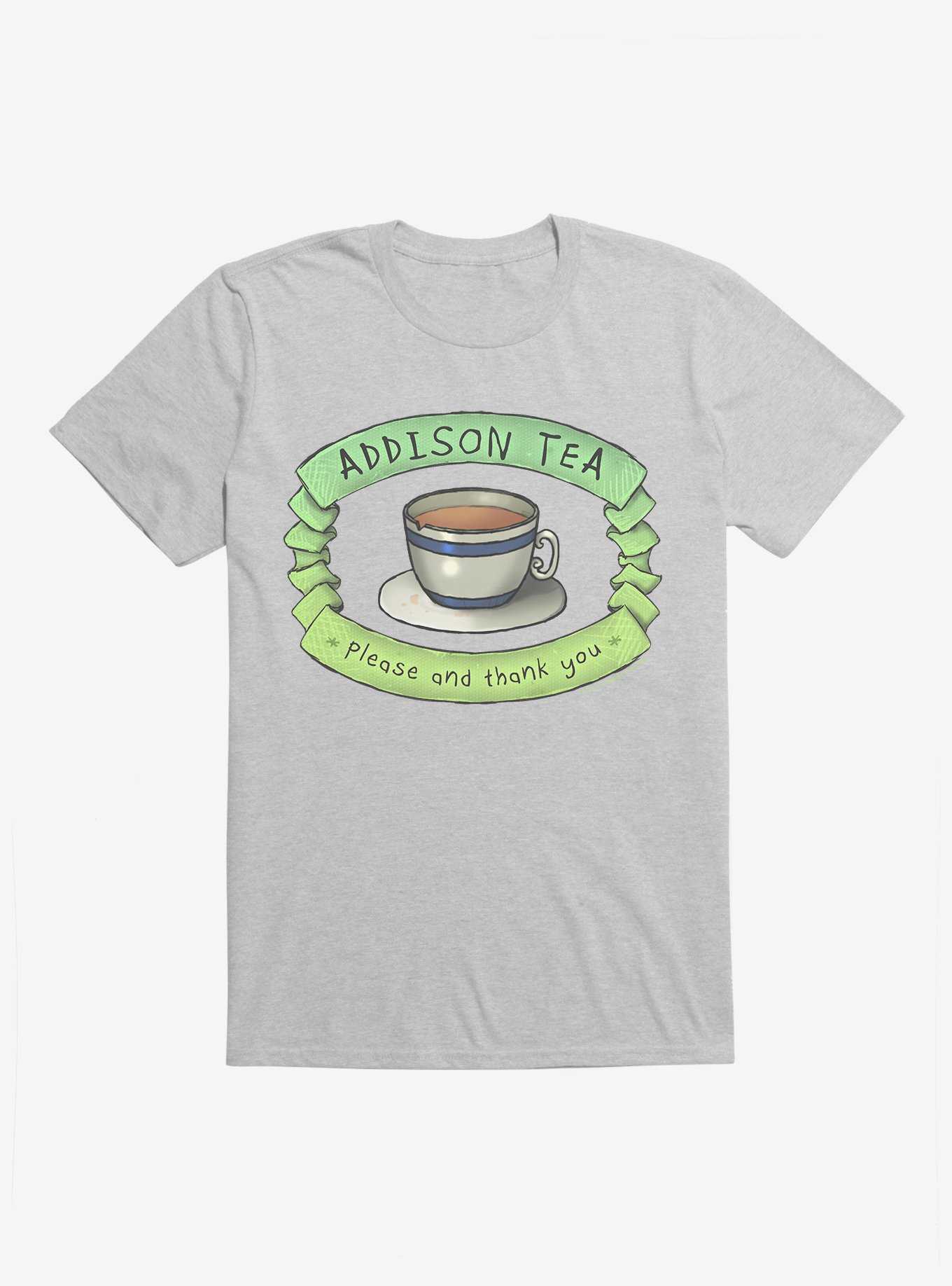 Sally Face Addison Tea T-Shirt, HEATHER GREY, hi-res