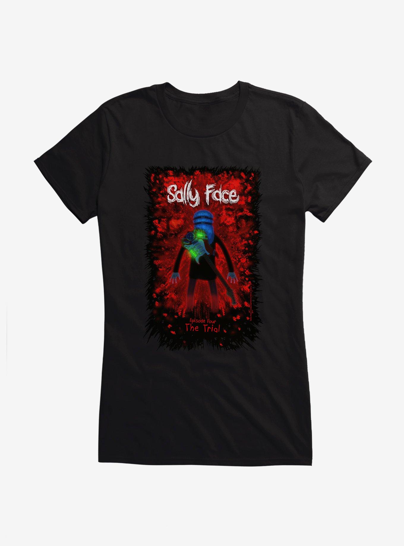 Sally Face Episode Four: The Trial Girls T-Shirt, BLACK, hi-res