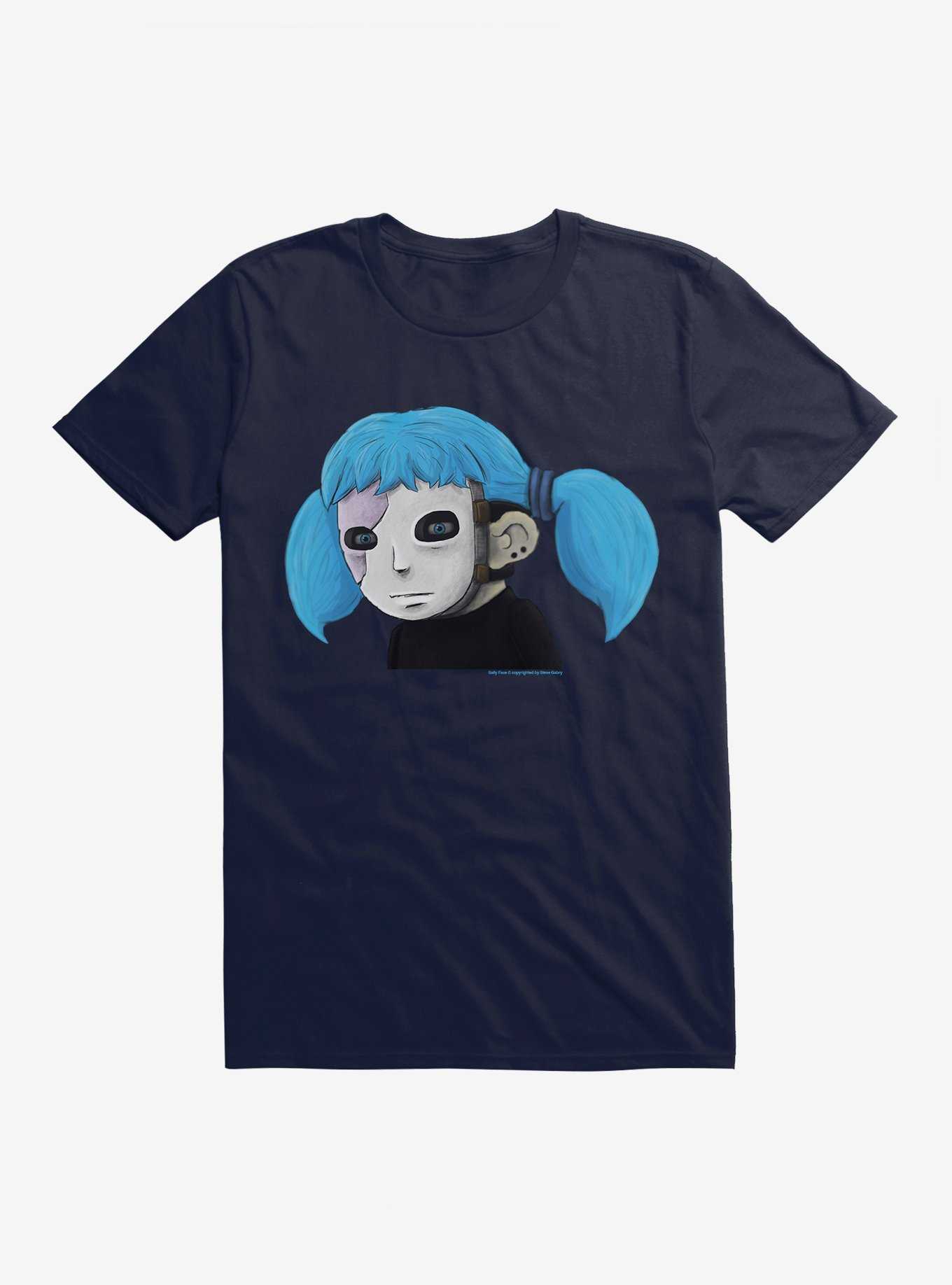 Sally Face Character T-Shirt, NAVY, hi-res