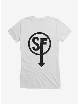 Sally Face Sanity's Fall Larry Girls T-Shirt, WHITE, hi-res