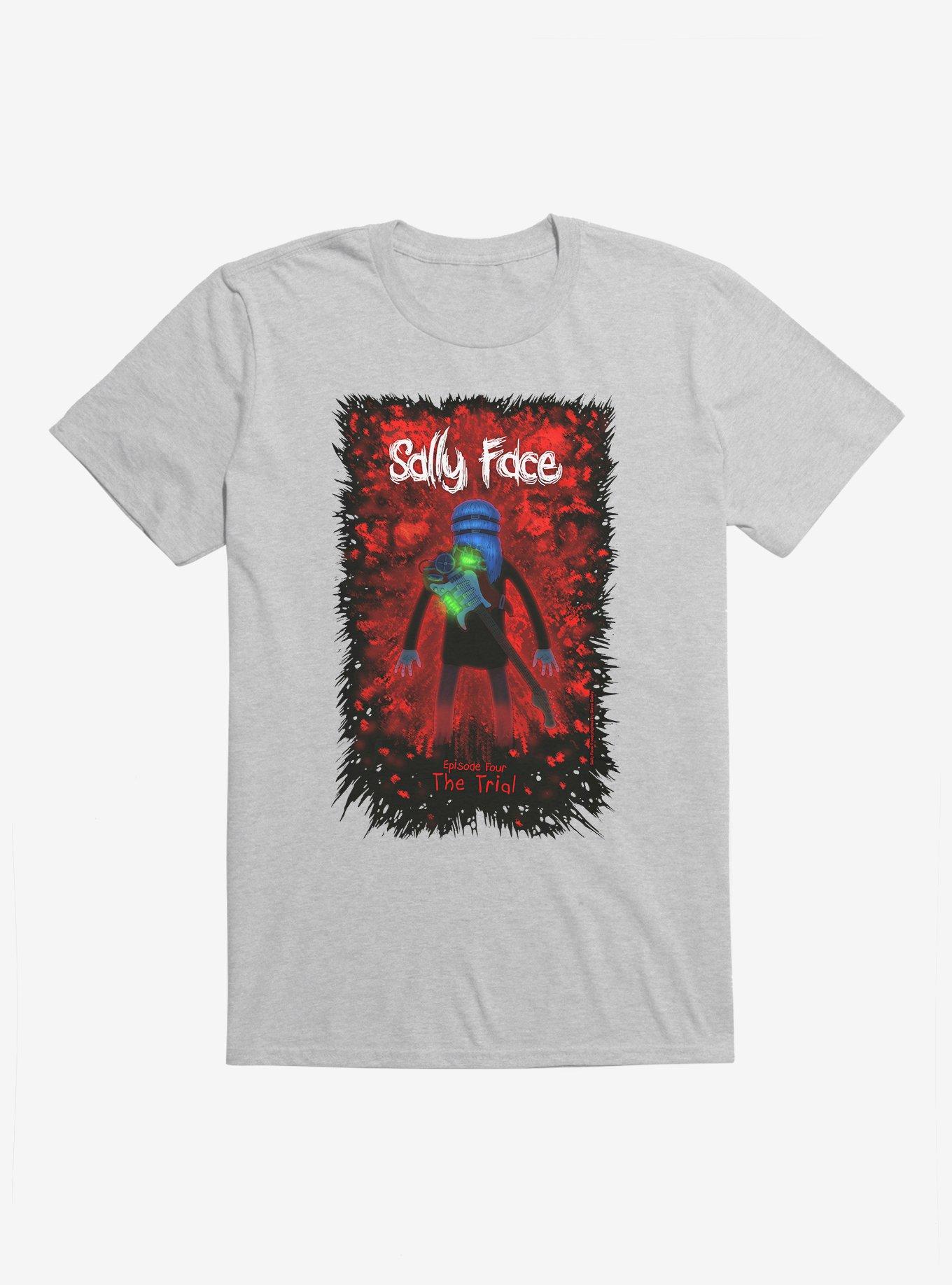Sally Face Episode Four: The Trial T-Shirt, HEATHER GREY, hi-res