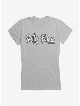 Sally Face Title Script Girls T-Shirt, HEATHER, hi-res