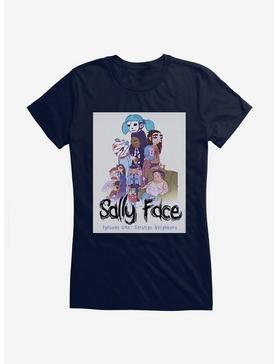 Sally Face Episode One: Strange Neighbors Girls T-Shirt, NAVY, hi-res