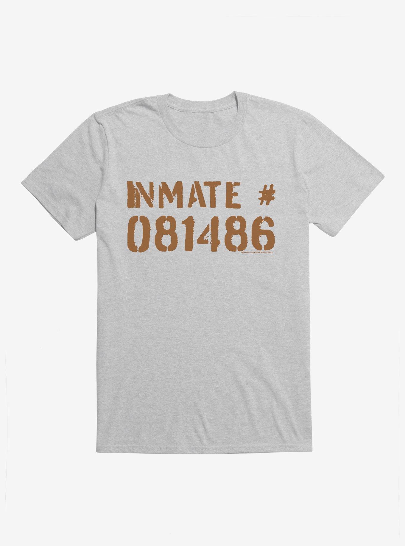 Sally Face Inmate 081486 T-Shirt, HEATHER GREY, hi-res