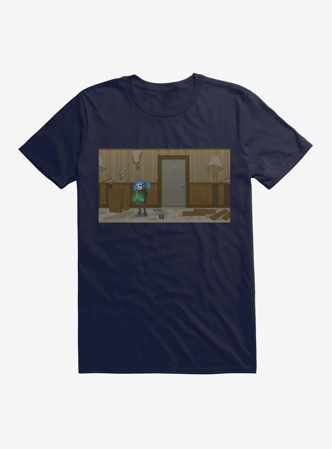 Sally Face Playing Gear Boy T-Shirt, NAVY, hi-res