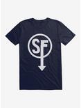 Sally Face Sanity's Fall Larry T-Shirt, NAVY, hi-res