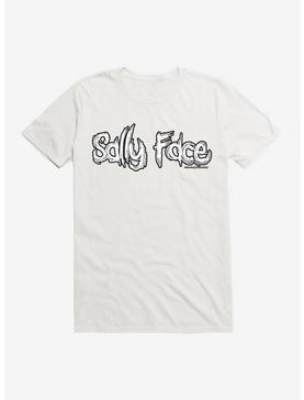 Sally Face Title Script T-Shirt, WHITE, hi-res