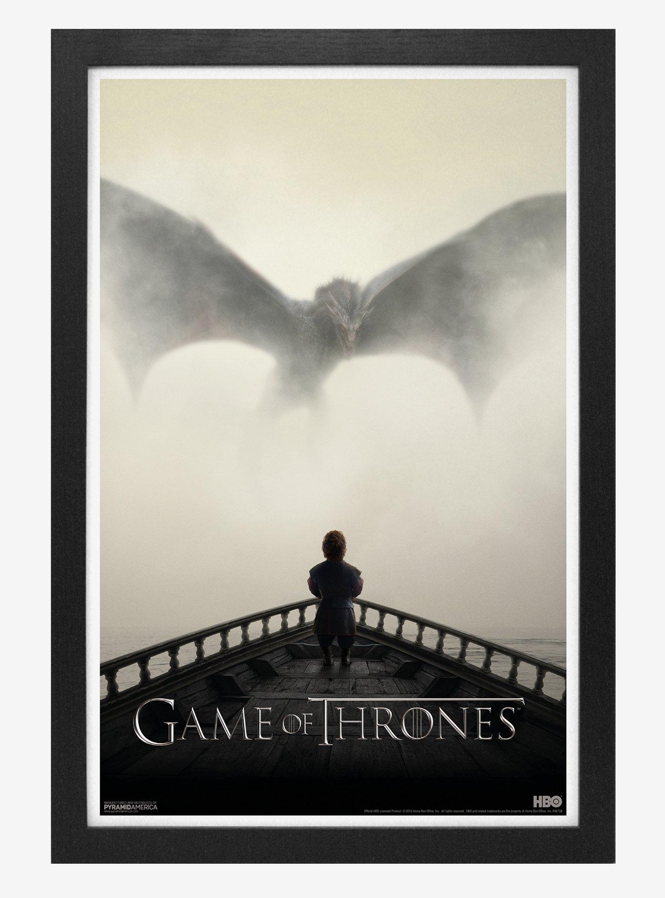 Game Of Thrones Lion Dragon Poster, , hi-res