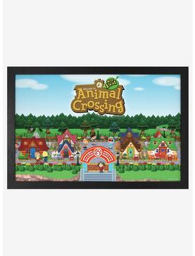 Animal Crossing: New Leaf Town Framed Wall Art, , hi-res